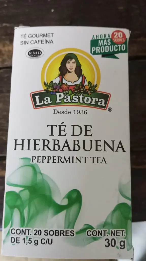 Caja de Té de Hierbabuena