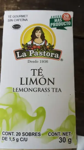 Caja de té Limón